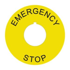 EMERGENCY STOP fi60mm