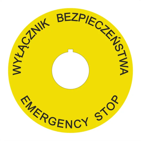 Wylacznik bezpieczenstwa emergency stop 75mm